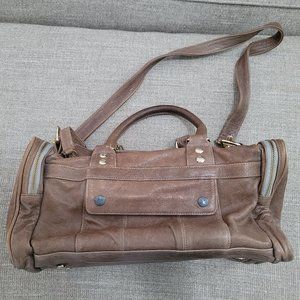Rebecca Minkoff Taupe Leather Small Duffle Bag